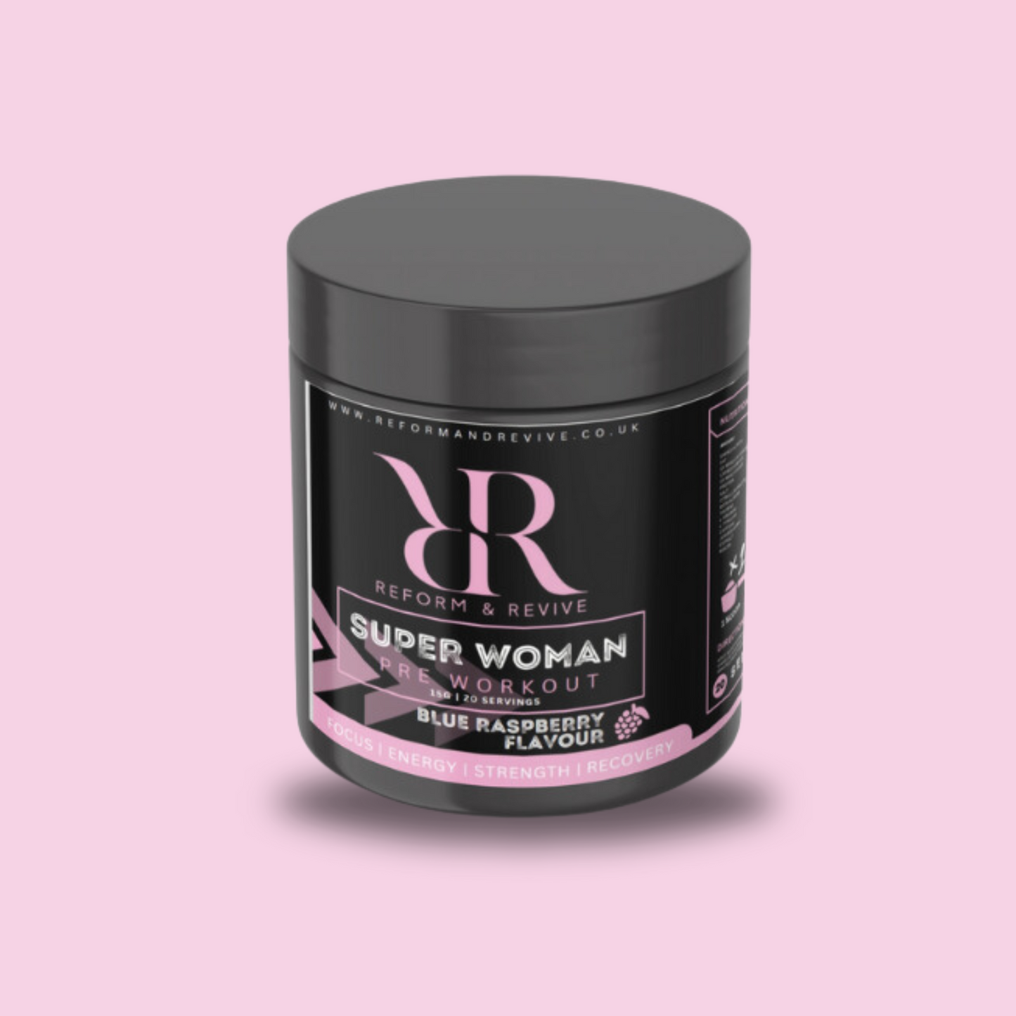 Super Woman Pre Workout – Blue Raspberry Flavour