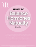 How to Balance Hormones Naturally (Menopause Checklist – PDF Download)