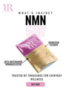 NMN 500 supplement packaging highlighting ingredients and benefits for everyday wellness.