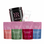 Wellness gift set featuring Lush Lean whey protein and daily essentials for everyday wellness support.