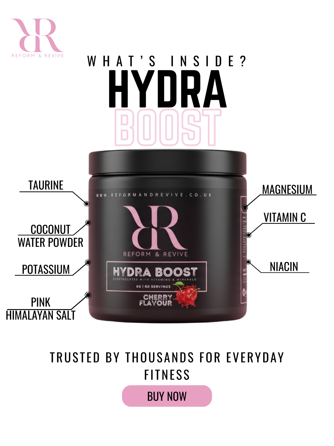 HYDRA BOOST BLEND 60 SERVINGS electrolytes