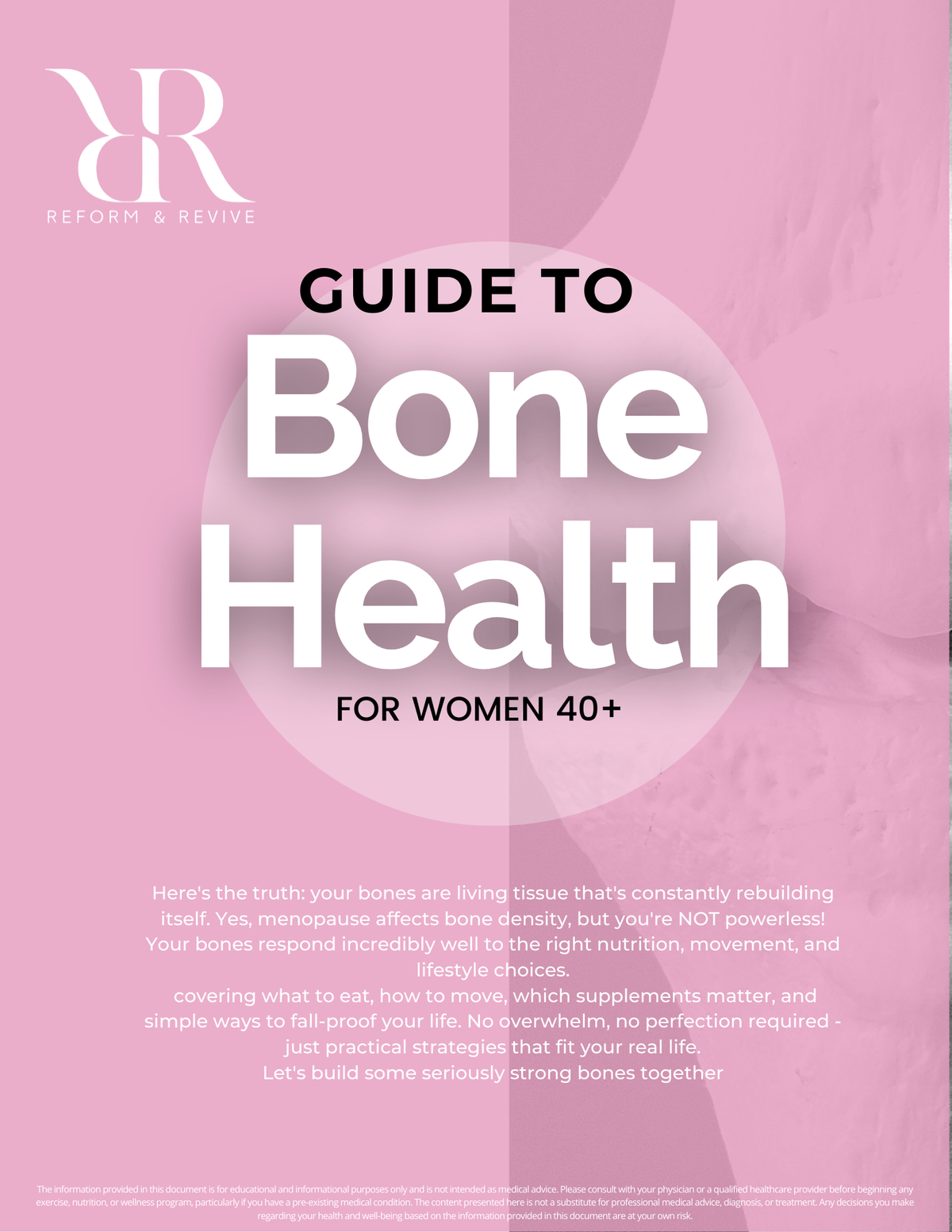 Guide to Bone Health for Women 40+ (Menopause Guide – PDF Download ...