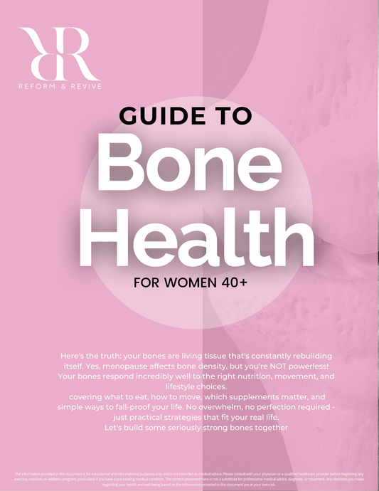 Guide to Bone Health for Women 40+ (Menopause Guide – PDF Download)