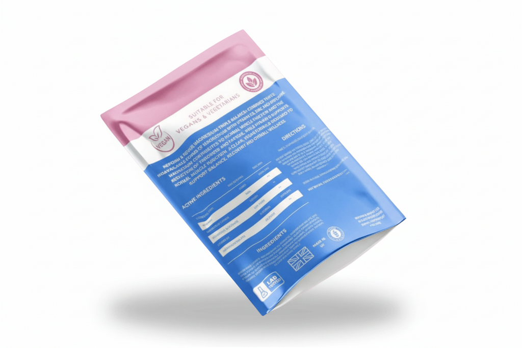 Reform & Revive Magnesium Complex 3-in-1 product packaging with detailed label visible.