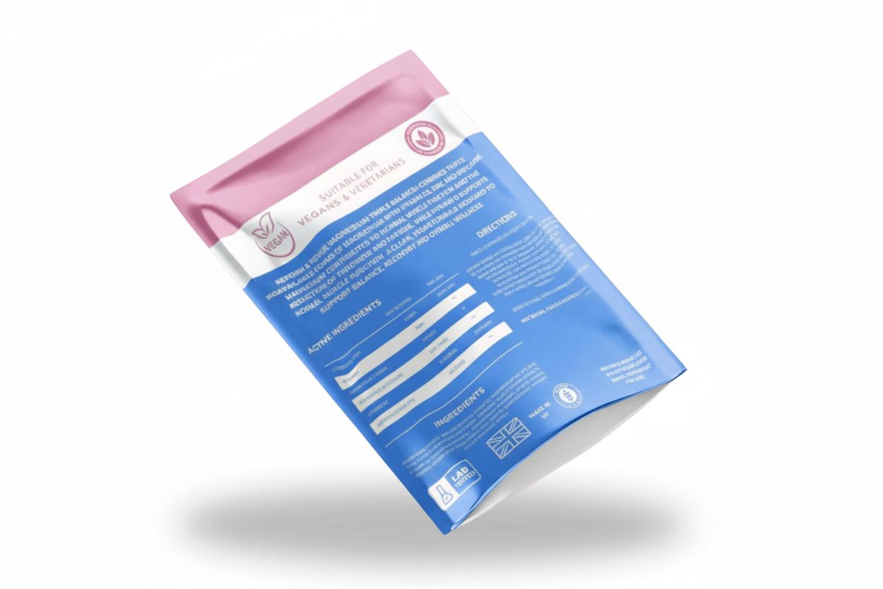 Reform & Revive Magnesium Complex 3-in-1 product packaging with detailed label visible.