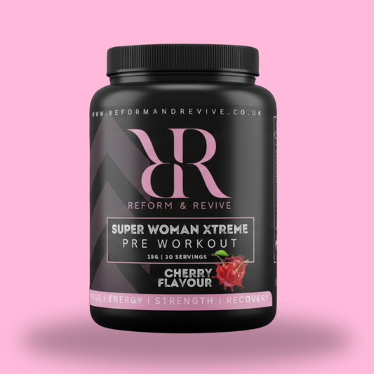 Super Woman xtreme Pre Workout 450g  Cherry Flavour