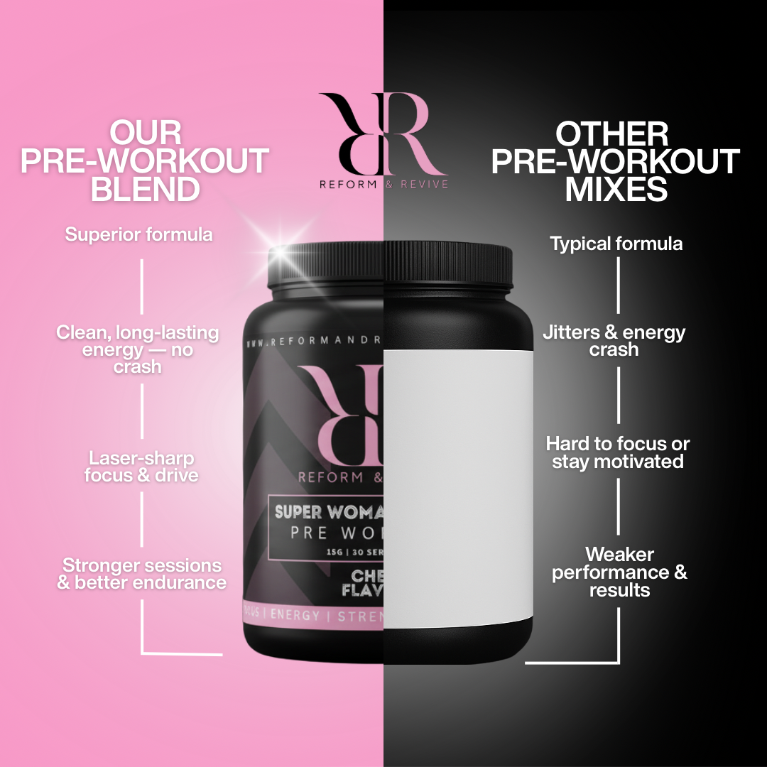 Super Woman XTREME Pre Workout 450g various Flavour