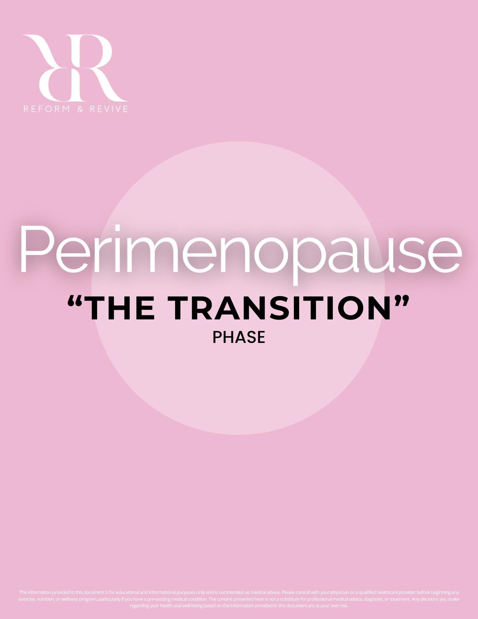 Perimenopause: The Transition Phase (Menopause Guide – PDF Download)