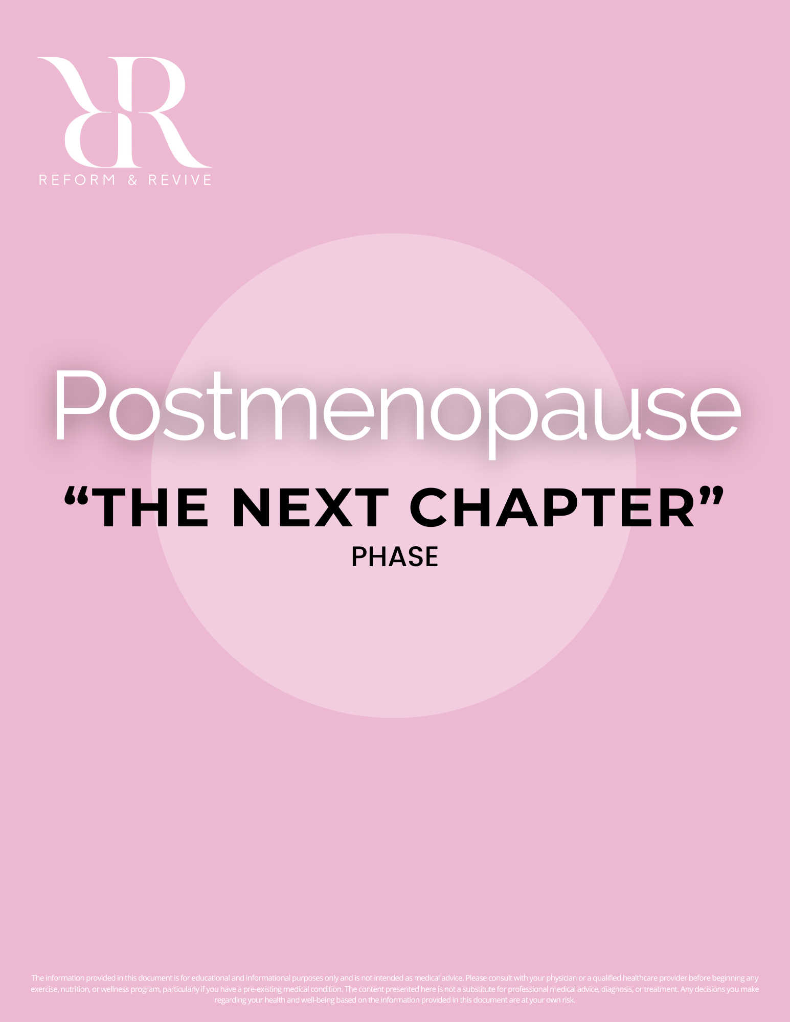 Postmenopause: The Next Chapter Phase (Menopause Guide – PDF Download)