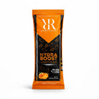 Hydra Boost Sachet 1 Serving, hydration electrolyte sachet with orange and mango flavor for optimal hydration.