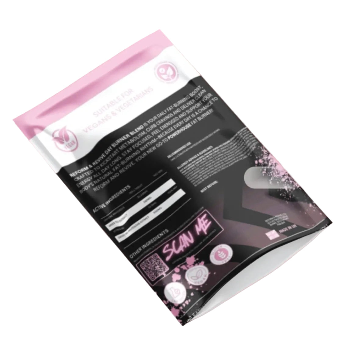 Day Burn & Dream Burn | AM & PM Bundle package showcasing wellness supplements with pink accents.