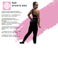 Reform and Revive Premium Sports Bra featuring premium fabric, moisture-wicking, and versatile style for all-day wear.