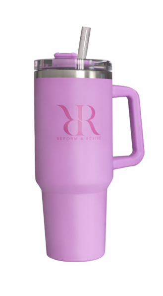 40 oz Tumbler with Handle & Lid