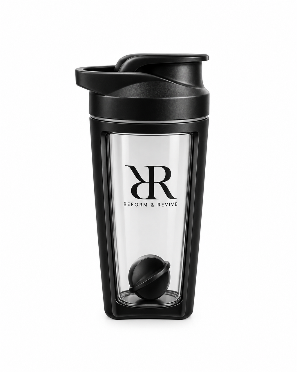 BPA-Free Protein Shaker Cup with Whisk Ball