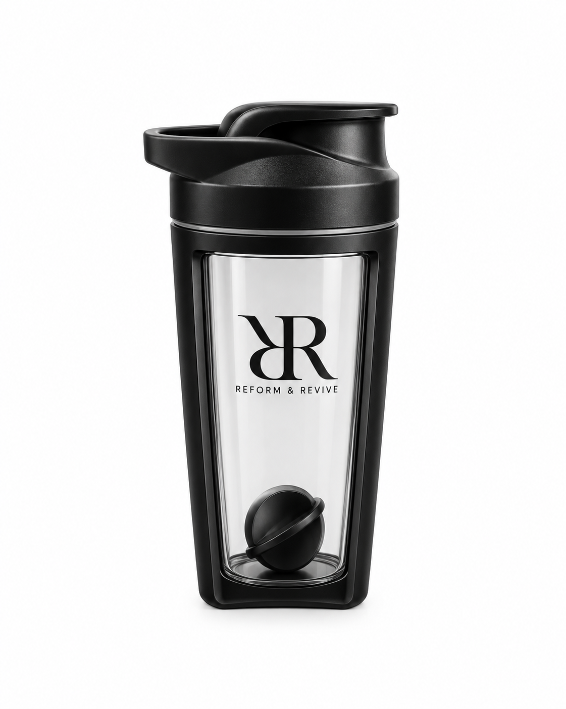 BPA-Free Protein Shaker Cup with Whisk Ball