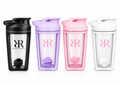 BPA-Free Protein Shaker Cup with Whisk Ball